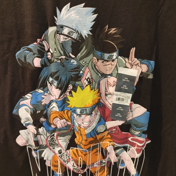 NARUTO BLACK TEE - Picture 2 of 3